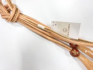 未使用品　正絹　撚り房　手組帯締め